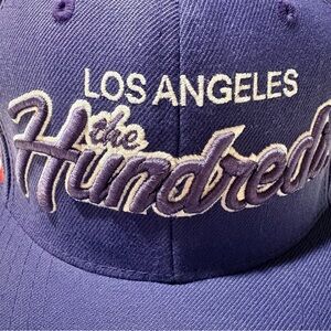 The Hundreds Forever Team Snapback Hat Purple Los Angeles Adam Bomb Cap